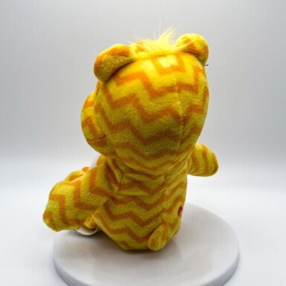 Care Bears Funshine Bear Chevron Striped Plush Stuffed Animal Just Play 2015 8” - Picture 3 of 9